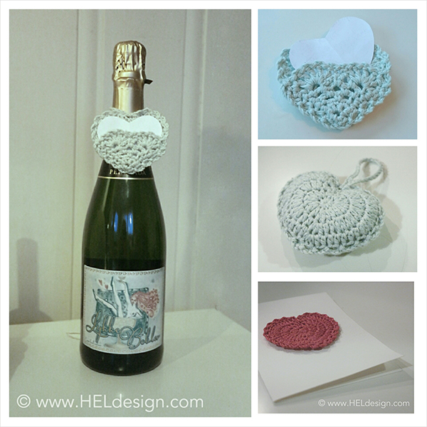 Crochet Heart Pocket by HELdesign