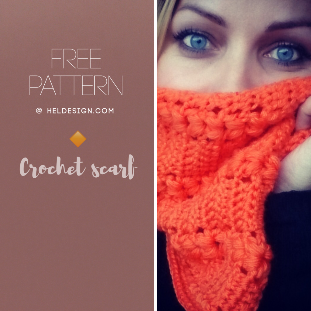 CROCHET SCARF – Free crochet pattern (US terms)